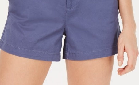 Maison Jules Women's Skinny Shorts Blue Size 8