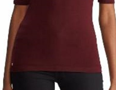 Ralph Lauren Women's 3/4 Sleeve Turtle Neck Top Red Size Petite Small