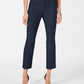INC International Concepts Women's Cropped Straight Leg Pants Blue Size 8