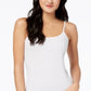 Maison Jules Women's Adjustable Camisole White Size Medium