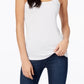 Maison Jules Women's Adjustable Camisole White Size Medium
