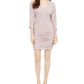 Vince Camuto Women's Mini Glitter Cocktail Dress Pink Size 2