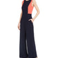 Vince Camuto Women's Colorblocked Jumpsuit Red Size 4