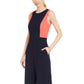 Vince Camuto Women's Colorblocked Jumpsuit Red Size 4