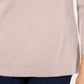 Karen Scott Women's Long Sleeve V Neck Sweater Pink Size Medium