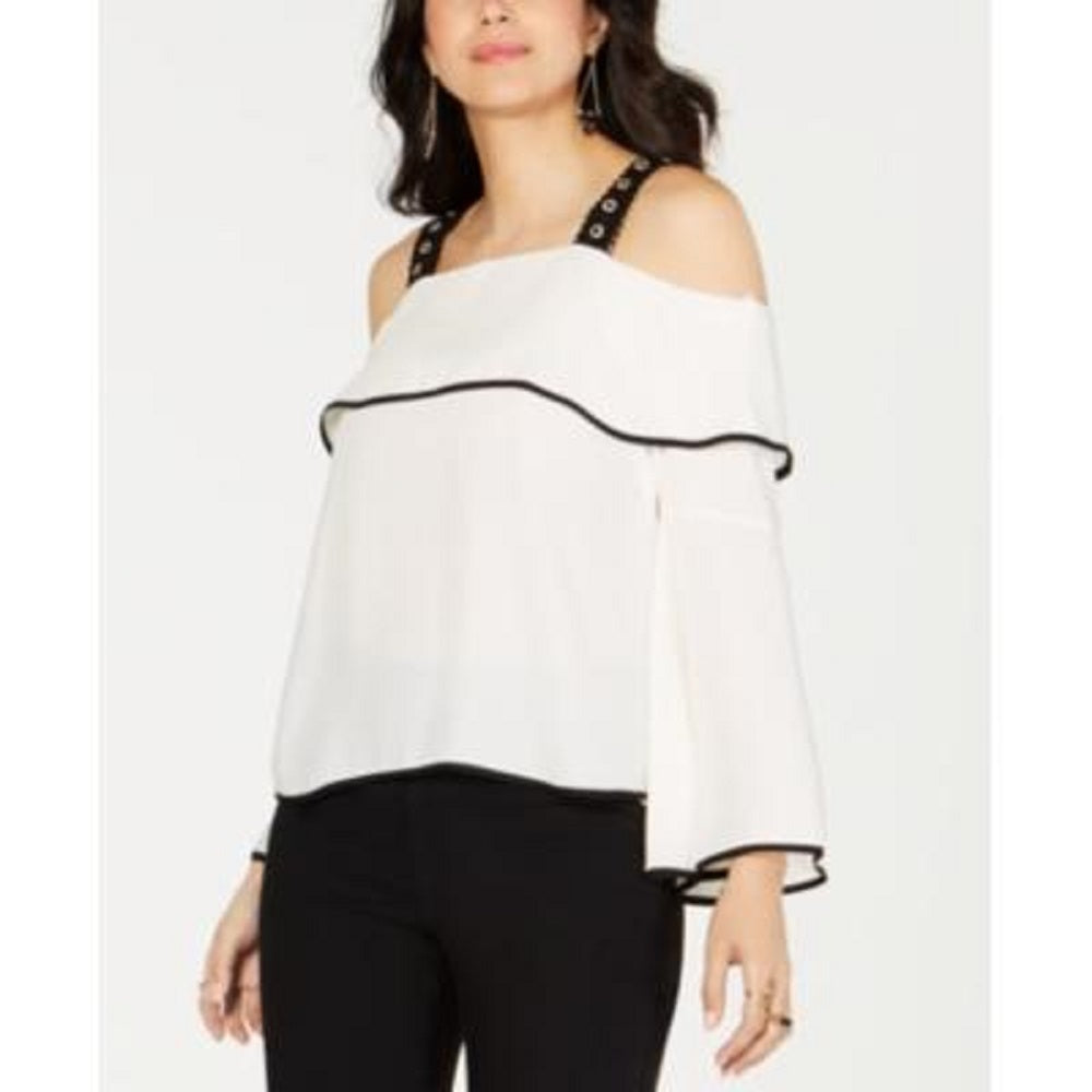 Thalia Sodi Women's Off The Shoulder Top White Size Medium