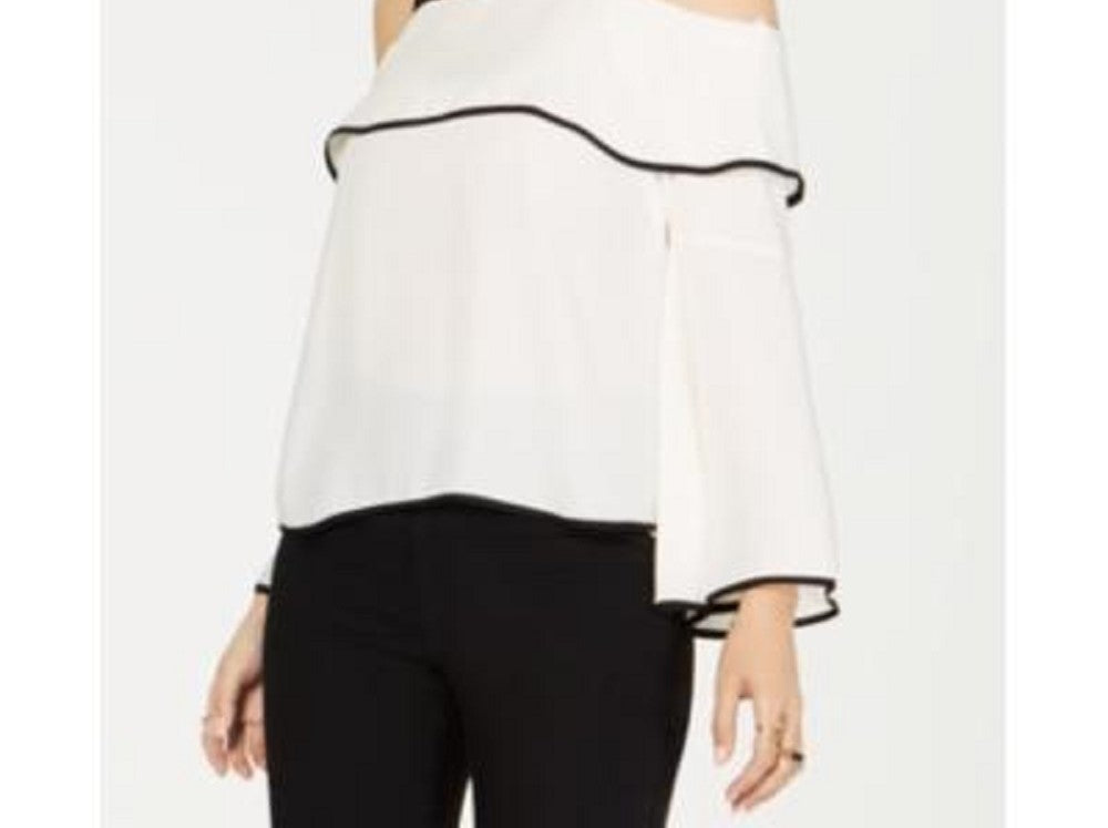 Thalia Sodi Women's Off The Shoulder Top White Size Medium
