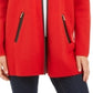 Charter Club Women's Overcoat Jacket Red Size Petite L