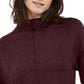 INC International Concepts Women's Ribbed Funnel Neck Top Purple Size X-Small