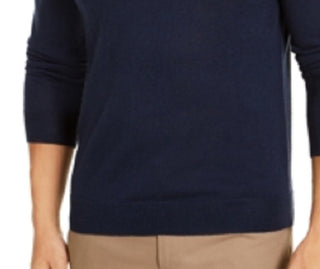 Alfani Men's Long Sleeve Crew Neck Pullove Blue Size XX-Large