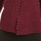 JM Collection Women's Holiday Party Textured Sweater Jacket Purple Size Small