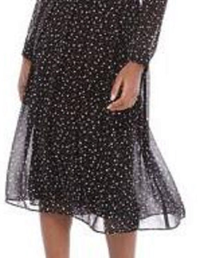 Anne Klein Women's Ritz Dot Fit And Flare Dress Gray Size 4