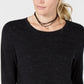 Style & Co Women's Long Sleeve T-Shirt Black Size Medium