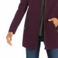Charter Club Women's Milano Cotton Open Front Cardigan Purple Size Small