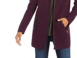 Charter Club Women's Milano Cotton Open Front Cardigan Purple Size Small