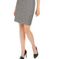 Calvin Klein Women's Tweed Fringe Skirt Black Size 14