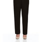Alfred Dunner Women's Classics Pull On Straight Leg Pants Black Size 16