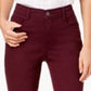 Style & Co. Women's Tummy Control Slim Leg Jeans Red Size 16X3