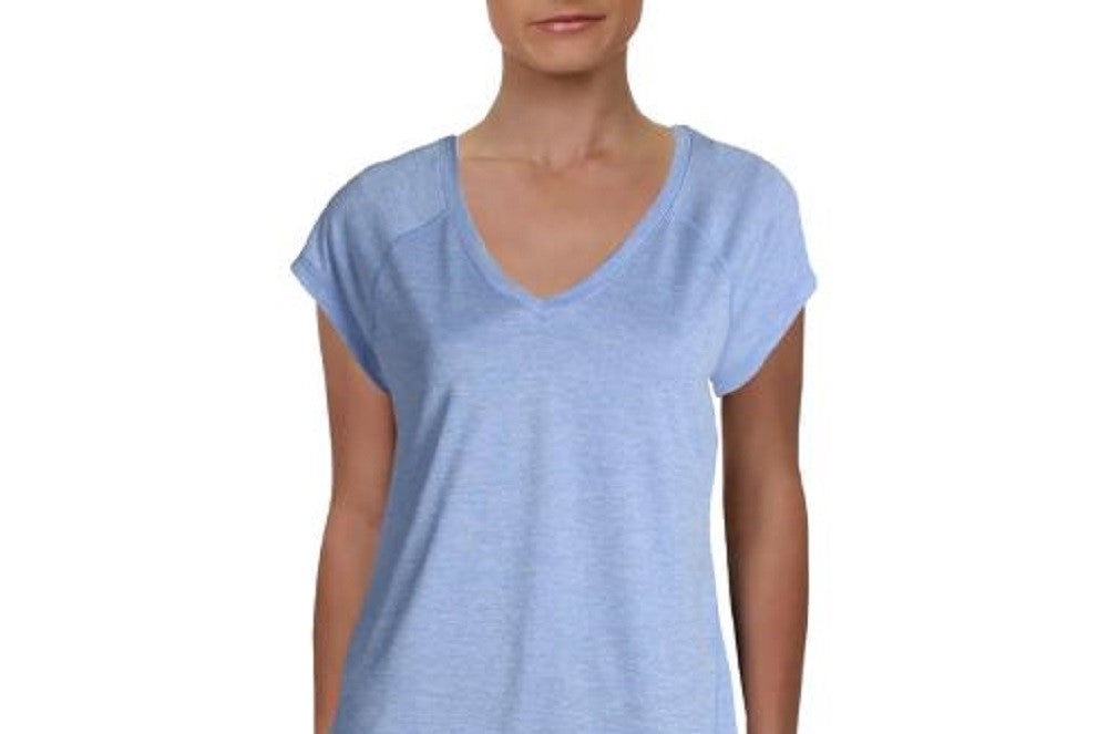 Ideology Women's Running Fitness T-Shirt Blue Size Medium