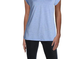 Ideology Women's Running Fitness T-Shirt Blue Size Medium