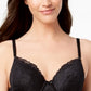 INC International Concepts Women's Perfect Coverage Lace T-Shirt Bra Black Size 36 C