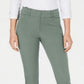 Charter Club Women's Newport Tummy Control Slim Fit Pants Green Size 4