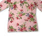 Karen Scott Women's Printed Henley T-Shirt Pink Size Small