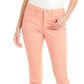 Charter Club Women's Tummy Control Bristol Capri Jeans Pink Size 4