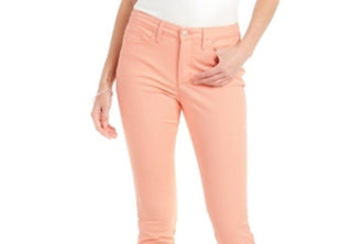 Charter Club Women's Tummy Control Bristol Capri Jeans Pink Size 4
