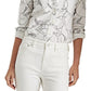 Ralph Lauren Women's Lauren Equestrian Print Shirt White Size XX-Large