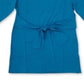 Charter Club Women's Long Sleeve Tie Waist Top Dreamy Blue Size X-Large