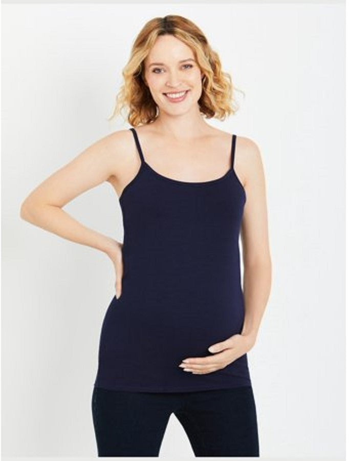 Motherhood Maternity Women's Tank Top Blue Size Medium