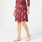 Charter Club Women's Printed Polo Shirtdress Red Size Petite Small
