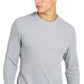 Club Room Men's Thermal Crewneck Shirt Gray Size Small