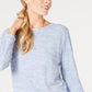 Karen Scott Women's Sport Pullover Top Blue Size X-Small