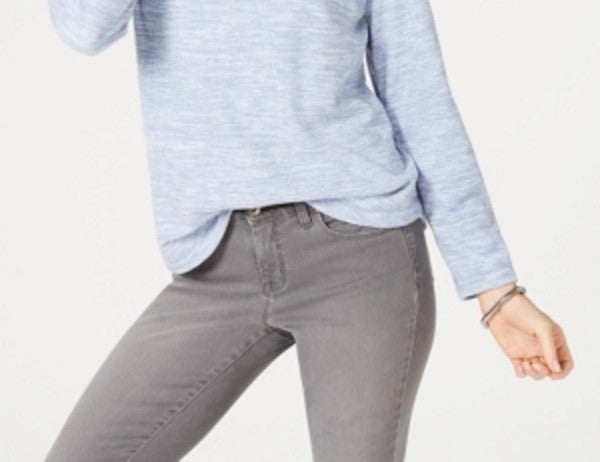 Karen Scott Women's Sport Pullover Top Blue Size X-Small