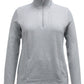 Karen Scott Women's Half Zip Top Gray Size X-Small