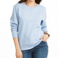 Karen Scott Women's Sport Fleece Sweatshirt Blue Size Large