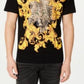 INC International Concepts Men's Baroque Foil Leopard T-Shirt Black Size X-Large