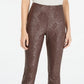 INC International Concepts Women's Snake Print Skinny Pants Brown Size 0