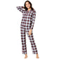 Family Pajama Women's Matching Big And Tall Mix It Stewart Plaid Pajama Set Stewart Plaid Red Size 1XB