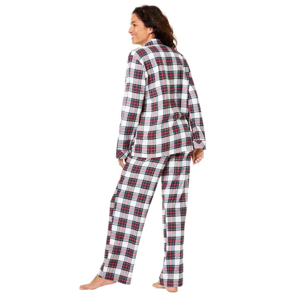 Family Pajama Women's Matching Big And Tall Mix It Stewart Plaid Pajama Set Stewart Plaid Red Size 1XB