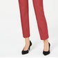 Alfani Women's Straight Leg Pants Red Size 10
