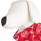Family Pajama Matching Ornament Print Family Pajama Pet Bandana Red Size SM