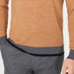 Tasso Elba Men's Merino Wool Blend Sweater Brown Size X-Large
