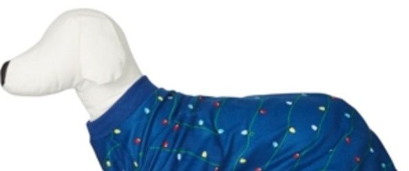 Family Pajamas Matching Pet Fleece holiday Pajamas Blue Size Small