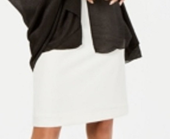 INC International Concepts Women's Pleated Lightweight Evening Wrap Black Size Regular