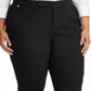 Ralph Lauren Women's Stretch Ponte Knit Skinny Pants Polo Black Size 3X