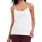 Style & Co Women's Fitted Camisole Pink Size Medium