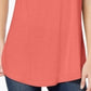 Maison Jules Women's Scoop Neck T-Shirt Orange Size X-Large